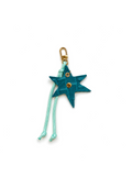 Turquoise Blue Star Keychain