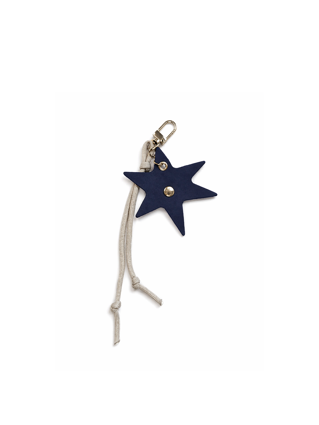 Navy Blue Star Keychain